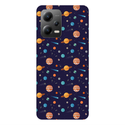Xiaomi Poco X5 Planets Transparent Silicone TPU Θήκη