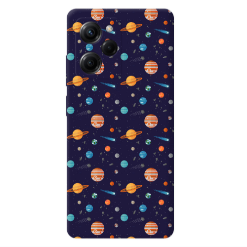 Xiaomi Poco X5 Pro Planets Transparent Silicone TPU Θήκη