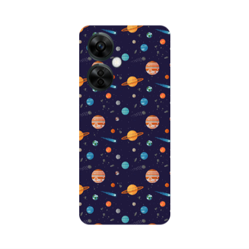 Oneplus Nord CE 3 Lite 5G Planets Transparent Silicone TPU Θήκη