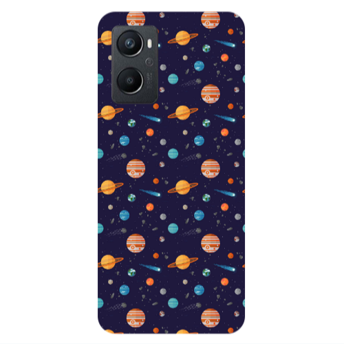 Oppo A 96 Planets Transparent Silicone TPU Θήκη
