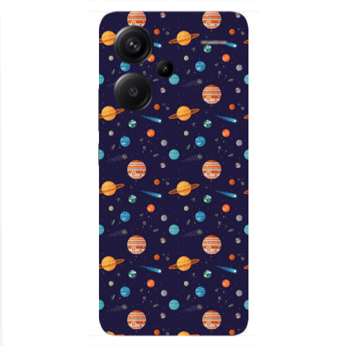 Xiaomi Redmi Note 13 Pro+ 5G  Planets Transparent Silicone TPU Θήκη