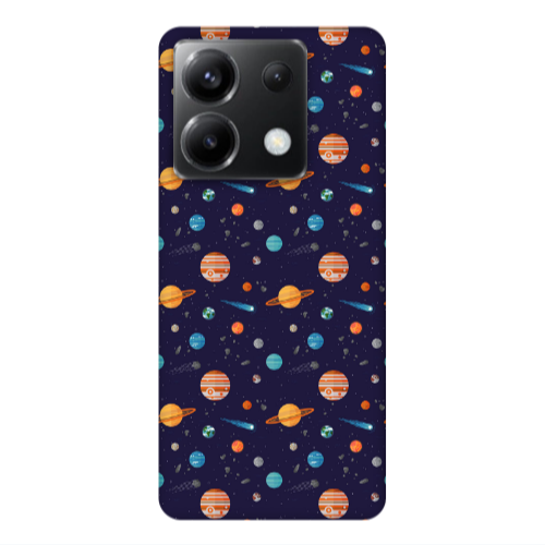 Xiaomi Poco X6 5G Planets Transparent Silicone TPU Θήκη