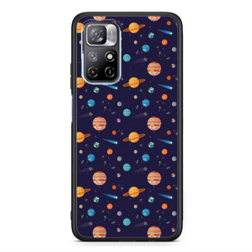 Xiaomi Poco M4 Pro 5G Planets Black Glossy Θήκη