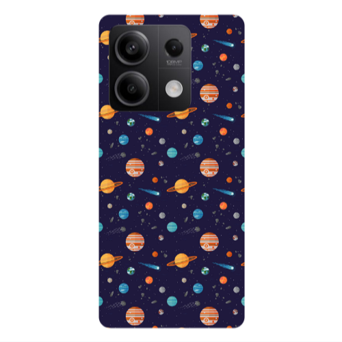Xiaomi Redmi Note 13Pro 5G Planets Transparent Silicone TPU Θήκη