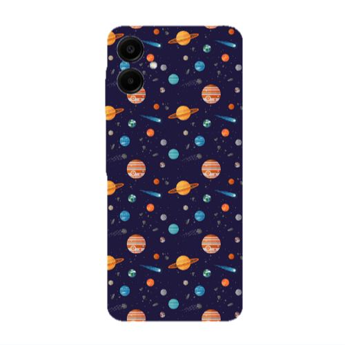 Samsung A06 Planets Transparent Silicone TPU Θήκη