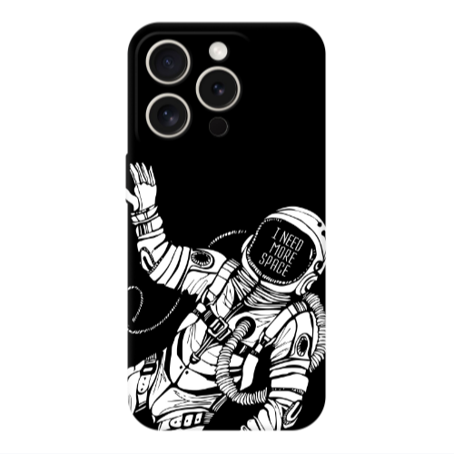 Apple Iphone 16 Pro Max I need more space Transparent Silicone TPU Θήκη