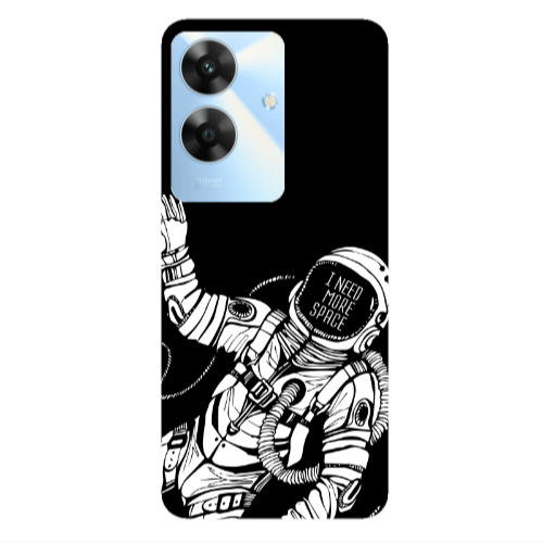 Realme Note 60 I need more space Transparent Silicone TPU Θήκη