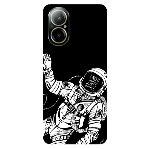 Realme C67 I need more space Transparent Silicone TPU Θήκη