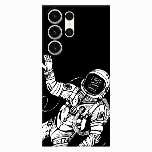 Samsung S25 Ultra I need more space Transparent Silicone TPU Θήκη