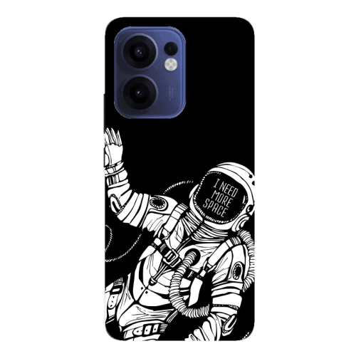 Oppo Reno13 FS I need more space Transparent Silicone TPU Θήκη