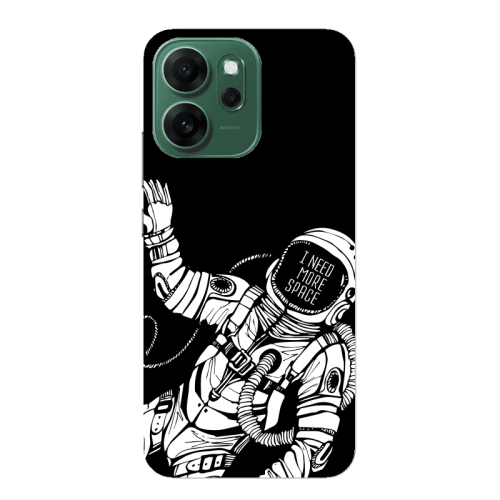 Oppo 14 F I need more space Transparent Silicone TPU Θήκη