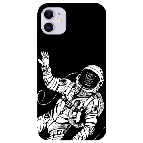 Apple iPhone 11  I need more space Transparent Silicone TPU Θήκη