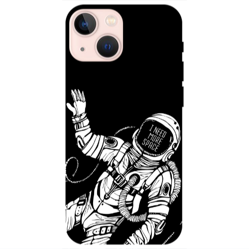 Apple iPhone 13 I need more space Transparent Silicone TPU Θήκη