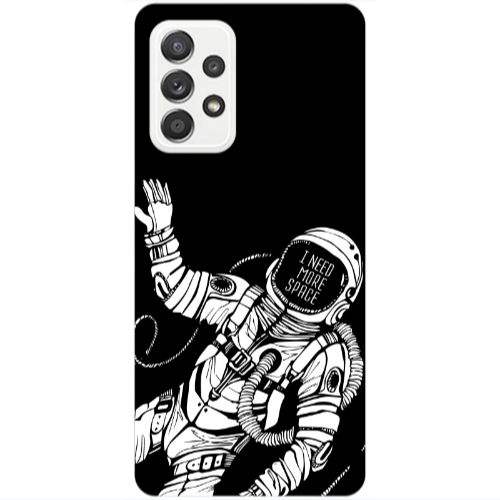 Samsung A52 I need more space Transparent Silicone TPU Θήκη