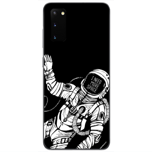 Samsung S20 I need more space Transparent Silicone TPU Θήκη