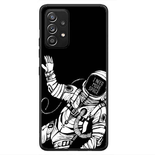 Samsung A53 I need more space Black Glossy Θήκη