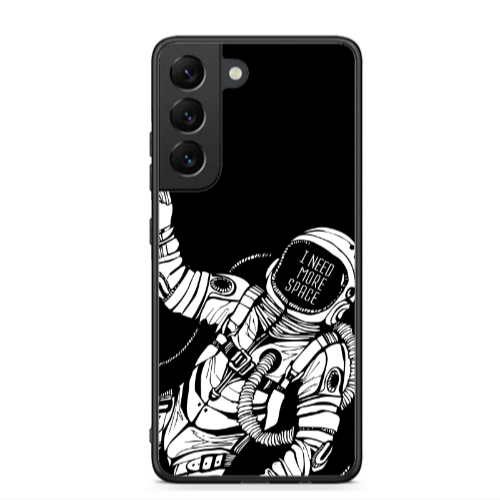 Samsung S22 Plus I need more space Black Glossy Θήκη