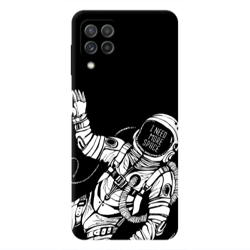 Samsung A22 4G I need more space Transparent Silicone TPU Θήκη