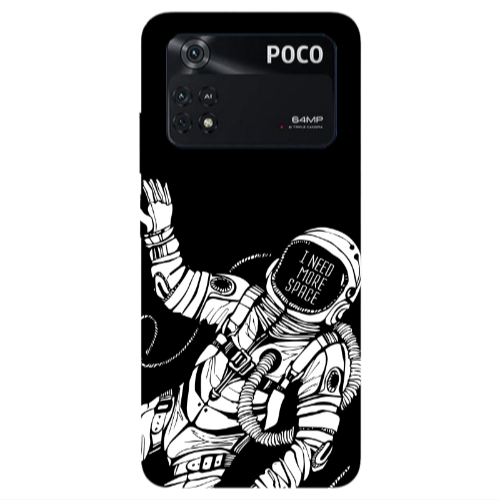 Xiaomi Poco M4 Pro 4G I need more space Transparent Silicone TPU Θήκη