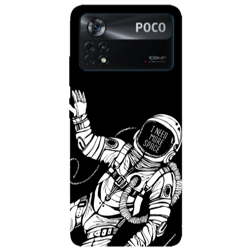 Xiaomi Poco X4 Pro I need more space Transparent Silicone TPU Θήκη