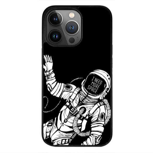 Apple iPhone 12 Pro Max I need more space Black Glossy Θήκη