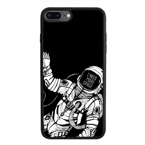 Apple iPhone 7 Plus I need more space Black Glossy Θήκη