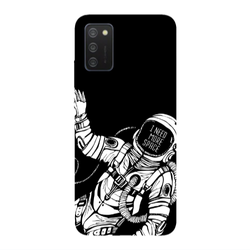 Samsung A03S I need more space Transparent Silicone TPU Θήκη