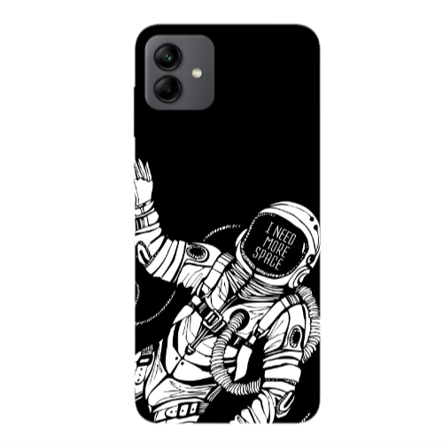 Samsung A04 I need more space Transparent Silicone TPU Θήκη