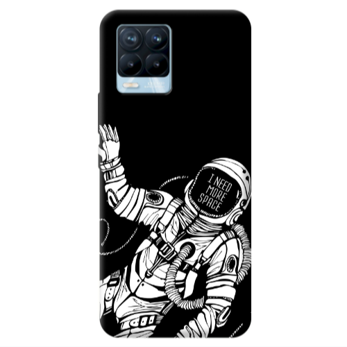 Realme 8 Pro I need more space Transparent Silicone TPU Θήκη