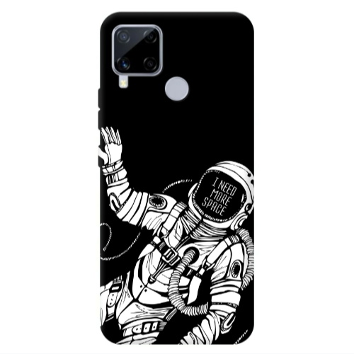 Realme C25S I need more space Transparent Silicone TPU Θήκη