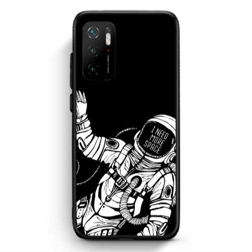 Xiaomi Poco M3 Pro I need more space Black Glossy Θήκη
