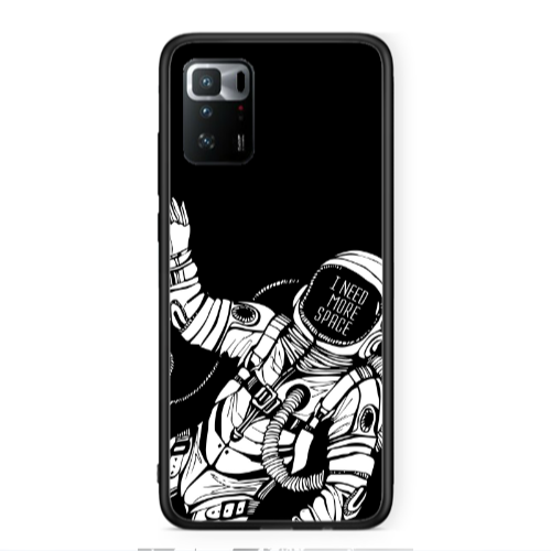 Xiaomi Poco X3 GT I need more space Black Glossy Θήκη