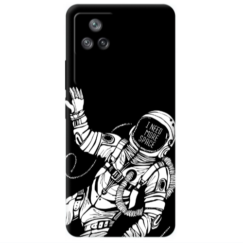 Xiaomi Poco F4 I need more space Transparent Silicone TPU Θήκη