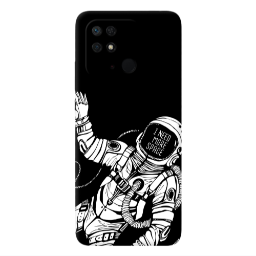 Xiaomi Poco C40 I need more space Transparent Silicone TPU Θήκη