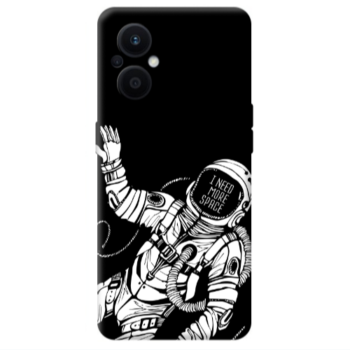 Oppo Reno 7 Lite I need more space Transparent Silicone TPU Θήκη