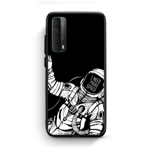 Huawei P Smart 2021 I need more space Black Glossy Θήκη