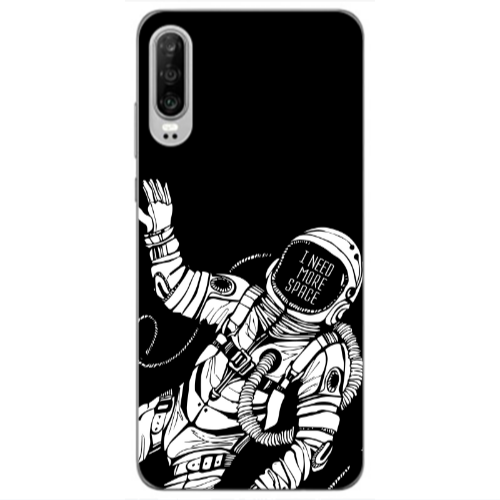 Huawei P30 I need more space Transparent Silicone TPU Θήκη
