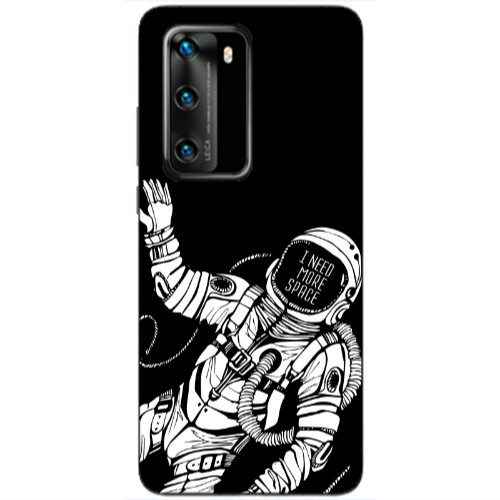 Huawei P40 I need more space Transparent Silicone TPU Θήκη