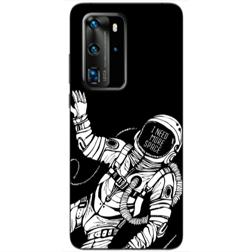 Huawei P40 Pro I need more space Transparent Silicone TPU Θήκη