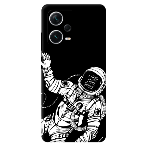 Xiaomi Redmi Note 12 5G I need more space Transparent Silicone TPU Θήκη