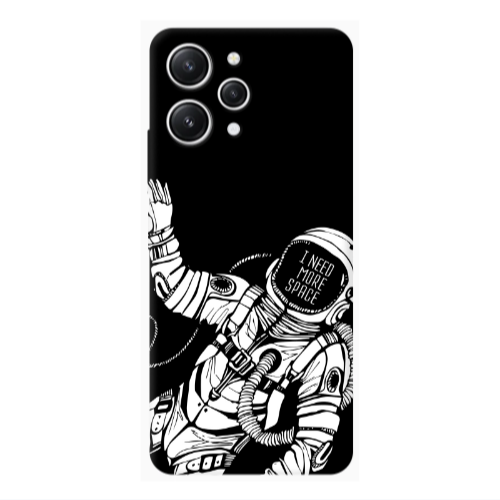 Xiaomi Redmi 12 I need more space Transparent Silicone TPU Θήκη