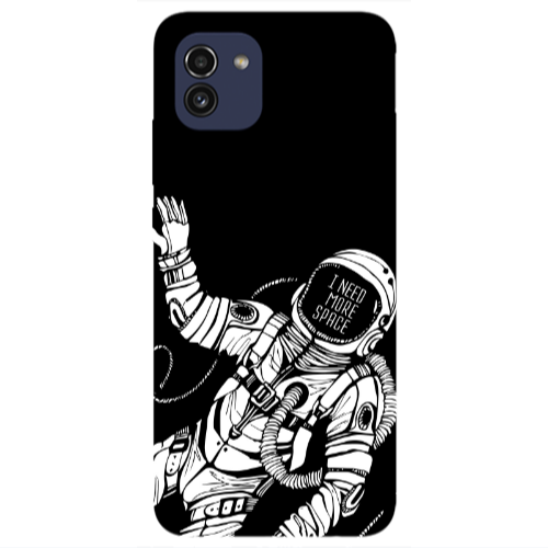 Samsung A03 I need more space Transparent Silicone TPU Θήκη