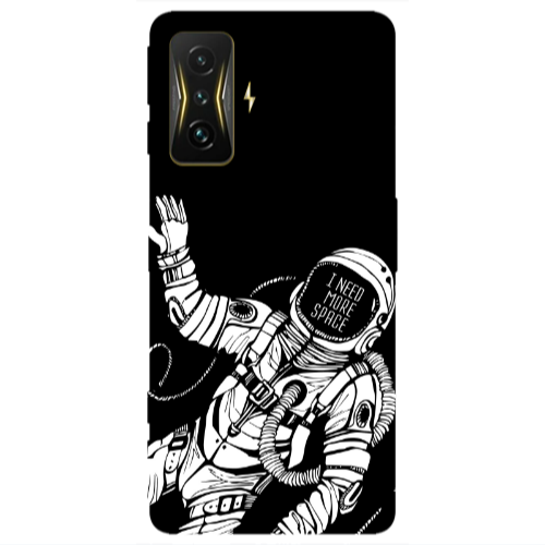 Xiaomi Poco F4 Gt I need more space Transparent Silicone TPU Θήκη