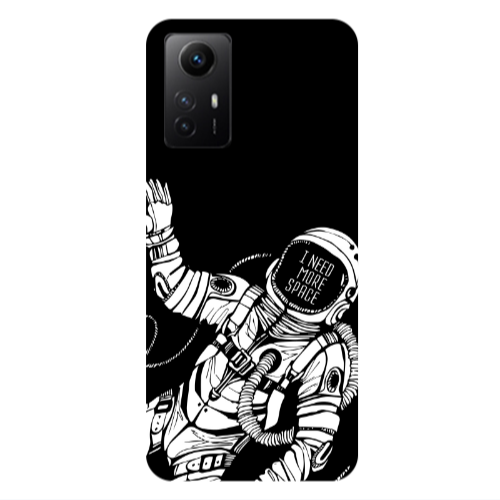 Xiaomi Redmi Note 12s I need more space Transparent Silicone TPU Θήκη
