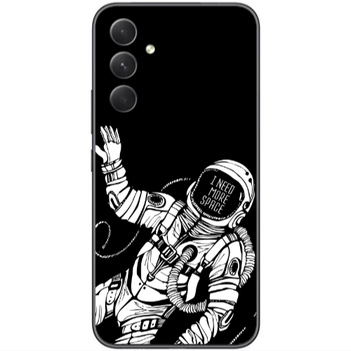 Samsung Galaxy A25 I need more space Transparent Silicone TPU Θήκη