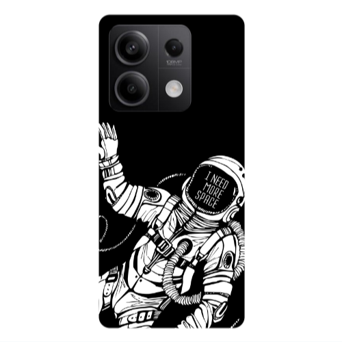 Xiaomi Redmi Note 13 5G I need more space Transparent Silicone TPU Θήκη