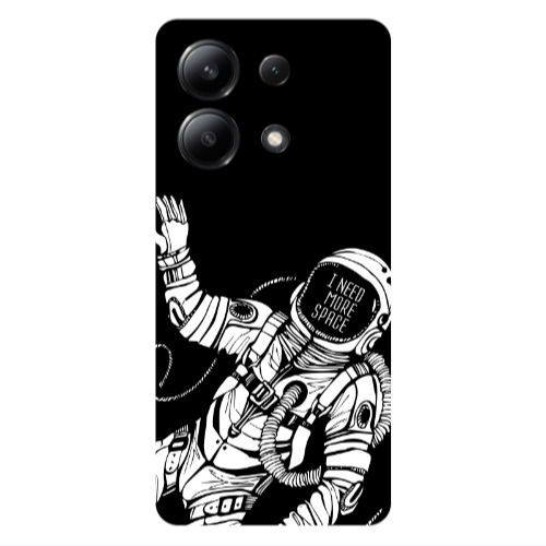 Xiaomi Redmi Note 13 4G I need more space Transparent Silicone TPU Θήκη