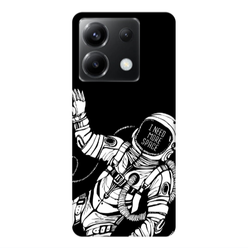 Xiaomi Poco X6 5G I need more space Transparent Silicone TPU Θήκη