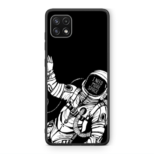 Samsung A22 5G I need more space Black Glossy Θήκη