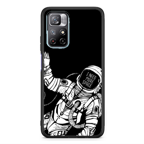 Xiaomi Poco M4 Pro 5G I need more space Black Glossy Θήκη